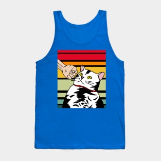 Best Retro Cat Owner Of All Time Tank Top